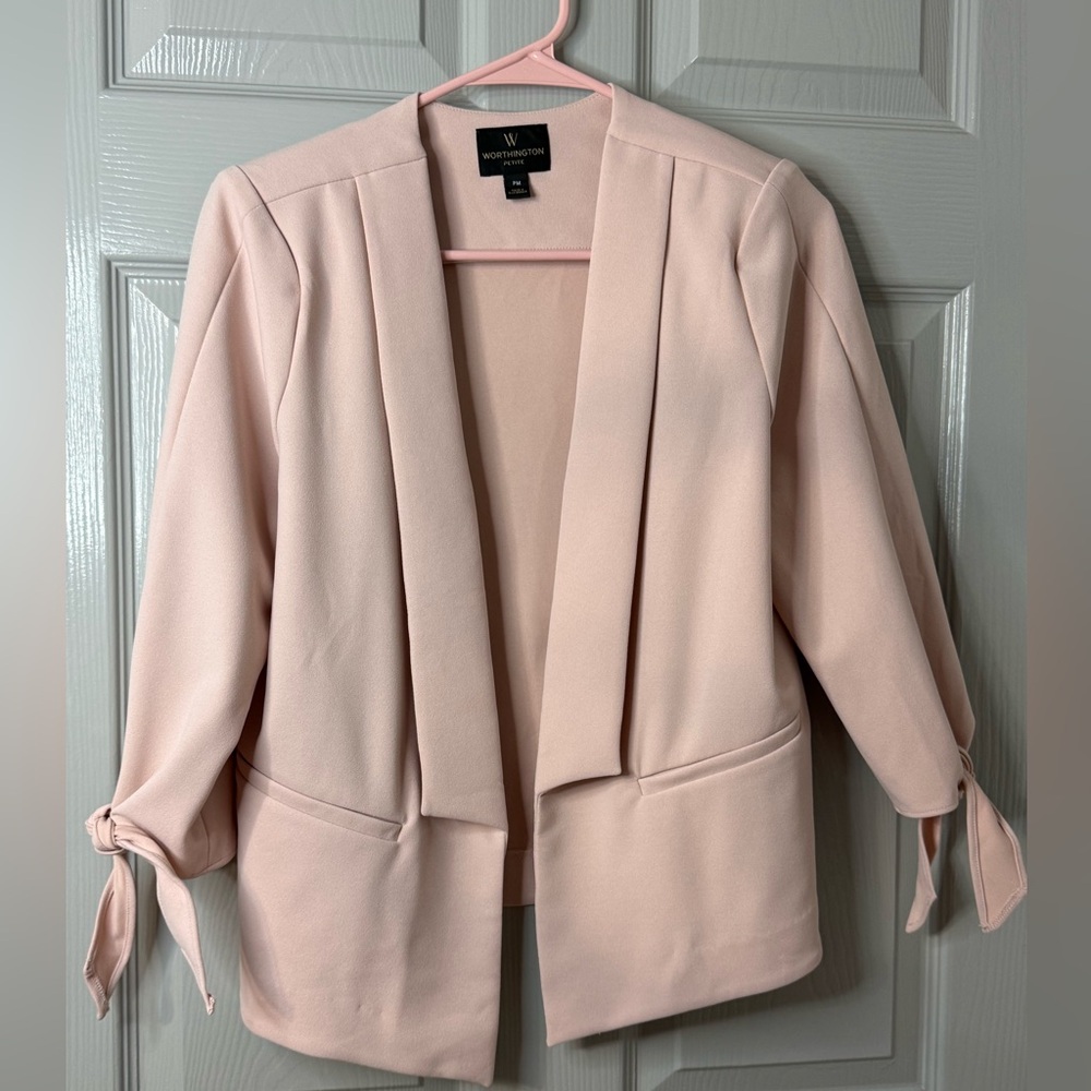 Worthington Petite Medium Pink Blazer - Picture 1 of 12